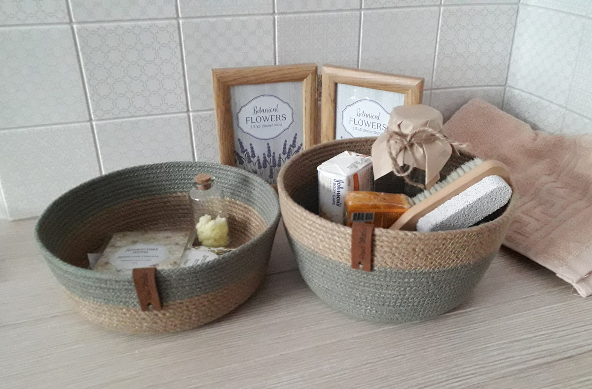 Корзины из джута