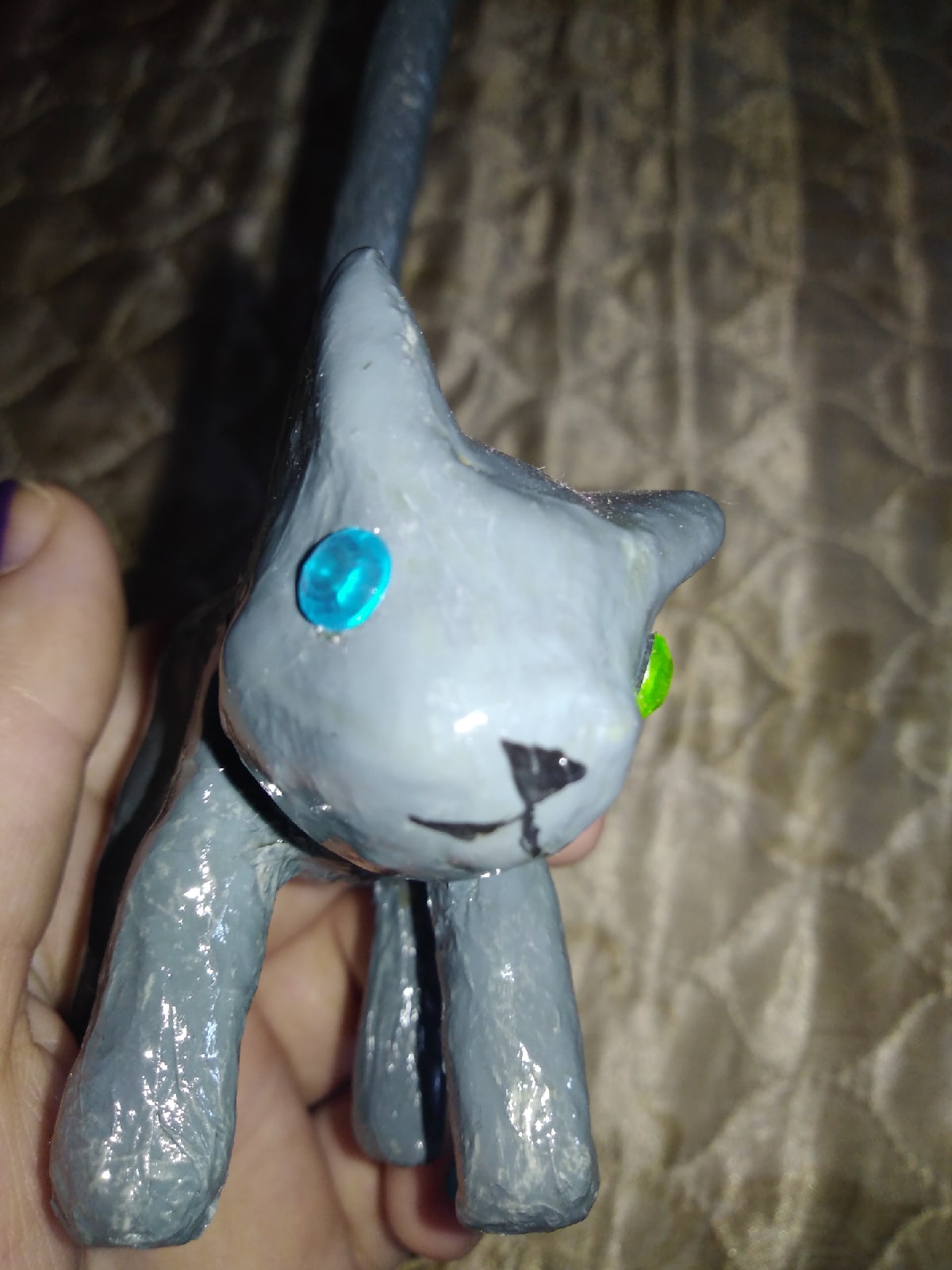 Котик подставка для колец