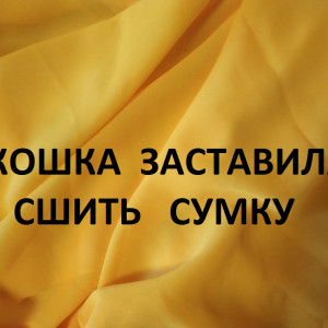 Полосатый пэчворк.Лоскутная сумка с кошкой.(2021г)