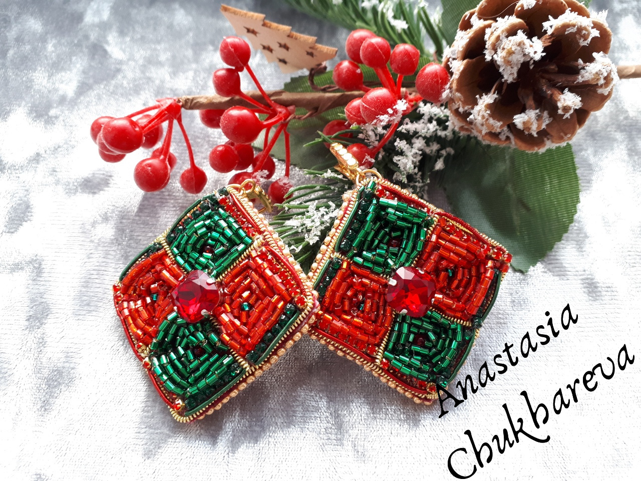 Серьги "Огни диско"